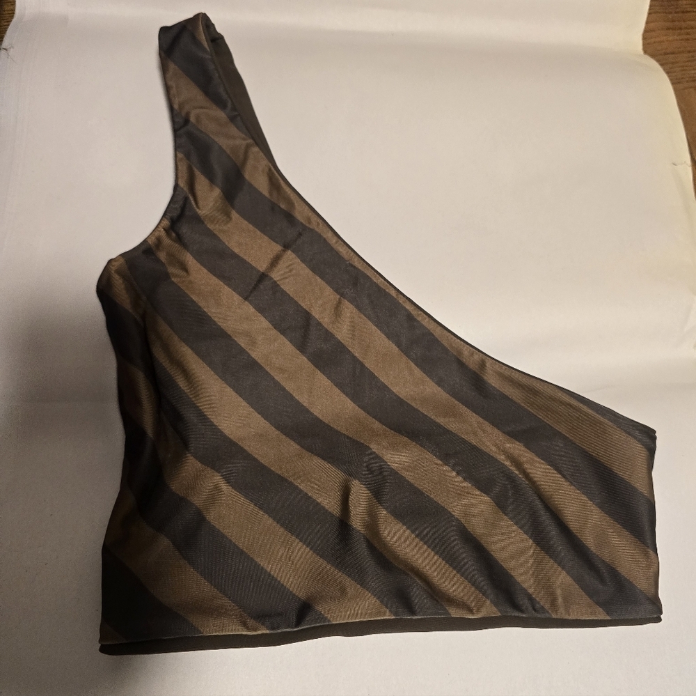 Baiia One Shoulder Swim Top